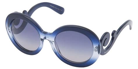 prada minimal baroque blue sunglasses|Prada pr27ns.